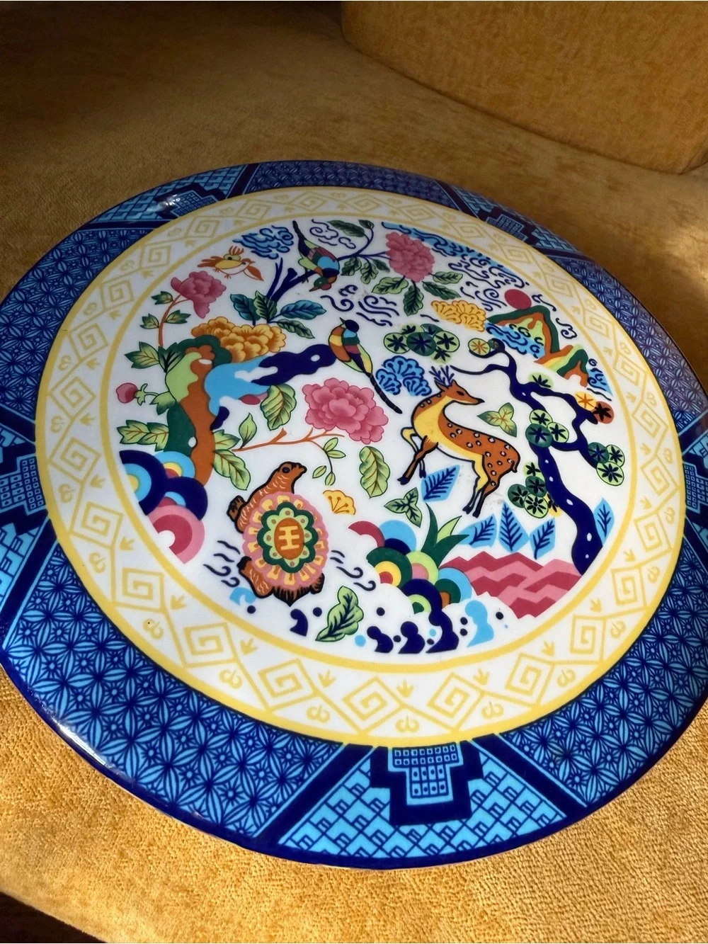 Vintage St. James Hankook Ceramics Godjulvan Blue Fine Serving 9 Piece Set Rare